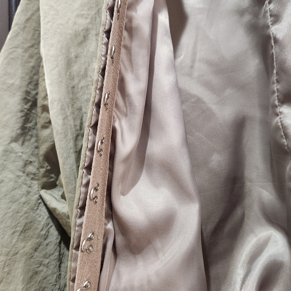MABLE GAIA LONG SLEEVE TWO WAY JACKET,Olive, Womens Medium,(listing As) - Picture 12 of 14